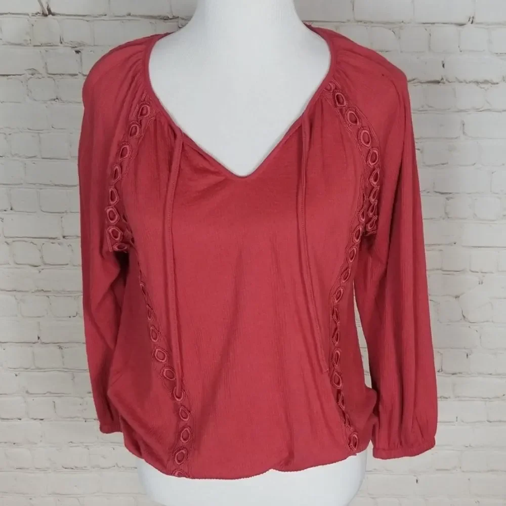 Anthro Meadow Rue Ora Peasant Top